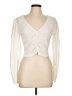 Zara Ivory Long Sleeve Top Size L - photo 1
