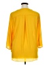 Chaus 100% Polyester Yellow 3/4 Sleeve Blouse Size XL - photo 2