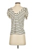 Chaser Stripes Ivory Short Sleeve T-Shirt Size XS - photo 2