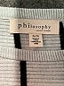 Philosophy Republic Clothing Stripes Silver Pullover Sweater Size XL - photo 6