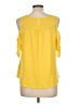 Perseption Concept Yellow Short Sleeve Top Size L - photo 2