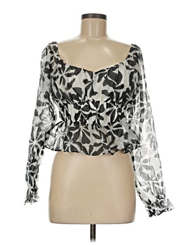 Love Tree Long Sleeve Blouse (view 1)