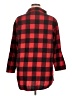 Collections etc. 100% Cotton Plaid Red 3/4 Sleeve Button-Down Shirt Size XL - photo 2