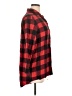 Collections etc. 100% Cotton Plaid Red 3/4 Sleeve Button-Down Shirt Size XL - photo 4