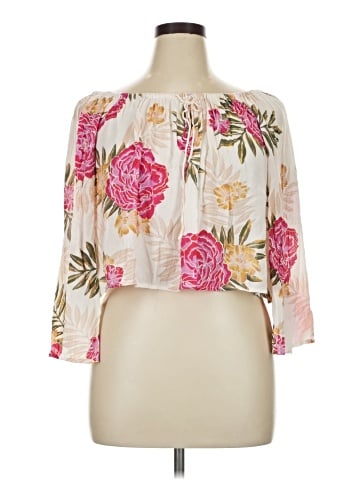 Billabong 3/4 Sleeve Blouse (view 1)