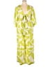 Shein Curve Tropical Green Yellow Jumpsuit Size 14 Plus (1) - photo 1