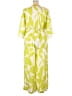 Shein Curve Tropical Green Yellow Jumpsuit Size 14 Plus (1) - photo 2