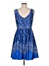 Outback Red Paisley Blue Cocktail Dress Size 6 - photo 2