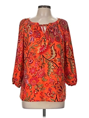 Sara Michelle 3/4 Sleeve Blouse (view 1)