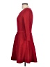 BCX Solid Red Casual Dress Size L - photo 5