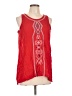 Unbranded Red Sleeveless Blouse Size L (estimated) - photo 1