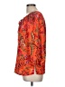 Sara Michelle 100% Polyester Orange 3/4 Sleeve Blouse Size M - photo 5