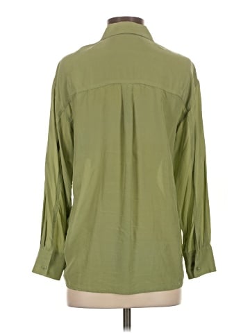 Los Angeles Atelier & Other Stories Long Sleeve Silk Top (view 2)