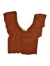 Rip Curl 100% Viscose Polka Dots Brown Sleeveless Blouse Size L (kids) - photo 1