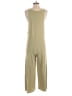 Zara Solid Green Jumpsuit Size S - photo 2