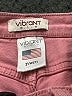 Vibrant M.I.U Color Block Pink Jeans Size 7 - photo 7