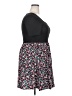 Unbranded Floral Black Casual Dress Size XXL - photo 4