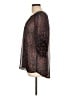 Fun2Fun 100% Polyester Brown 3/4 Sleeve Blouse Size L - photo 5