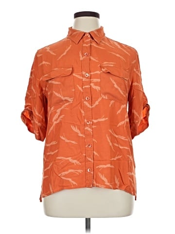 Equipment 3/4 Sleeve Button-Down Shirt (view 1)