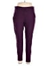 Avenue Solid Purple Active Pants Size 14 - 16 Plus - photo 1
