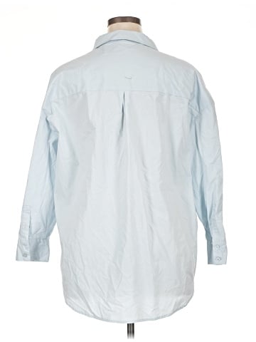 Just Fab 3/4 Sleeve Button-Down Shirt (view 2)