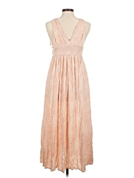 open lace back dress Nicky Long Sleeve Tiered Midi Dress Pink Floral main image 1