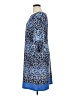 Phase Seven Animal Print Blue Cocktail Dress Size 14 - photo 5