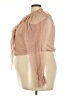 Ashley Stewart 100% Polyester Tan Long Sleeve Blouse Size 3X - photo 5
