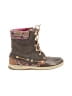 Sperry Top Sider Plaid Brown Boots Size 8 - photo 1
