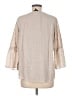 JM Collection Tan 3/4 Sleeve Blouse Size M - photo 2
