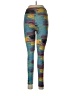 Lularoe Print Teal Leggings One size - photo 2