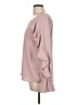 Lily Rain 100% Polyester Pink 3/4 Sleeve Blouse Size L - photo 5