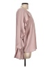 Lily Rain 100% Polyester Pink 3/4 Sleeve Blouse Size L - photo 4
