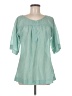 ExOfficio Teal 3/4 Sleeve Blouse Size M - photo 1