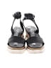 Sol Sana 100% Leather Black Wedges Size EU 37 - photo 2