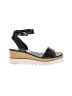 Sol Sana 100% Leather Black Wedges Size EU 37 - photo 1