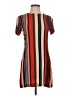 Fab'rik 100% Rayon Stripes Multi Color Brown Casual Dress Size S - photo 1