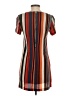 Fab'rik 100% Rayon Stripes Multi Color Brown Casual Dress Size S - photo 2