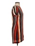 Fab'rik 100% Rayon Stripes Multi Color Brown Casual Dress Size S - photo 4
