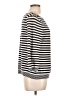 Lauren Jeans Co. 100% Cotton Stripes Black Silver Pullover Sweater Size L - photo 4