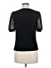 CeCe Black Short Sleeve Top Size M - photo 2