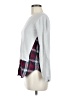 Treasure & Bond 100% Cotton Plaid Gray Pullover Sweater Size M - photo 5