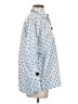 Uterque Polka Dots Blue Long Sleeve Blouse Size S - photo 4