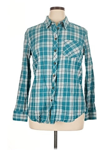 Blue Mountain Long Sleeve Button-Down Shirt (view 1)