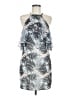 Ali & Jay 100% Polyester Print Gray Cocktail Dress Size M - photo 1