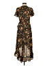 Blue Rain 100% Polyester Floral Brown Casual Dress Size XS - photo 2