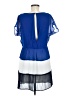 MNG Color Block Blue Casual Dress Size 6 - photo 2