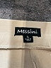 Messini 100% Polyester Solid Ivory Casual Pants Size L - photo 7