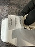 Messini 100% Polyester Solid Ivory Casual Pants Size L - photo 8