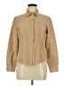 Lemon Grass 100% Polyester Tan Long Sleeve Blouse Size M (petite) - photo 1
